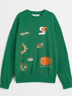 H&M Crewneck Graphic Sweatshirt